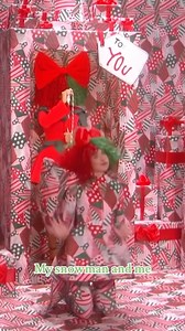 Let’s hit the North Pole and live happily ❣️☃️ - Team Sia [video description: Sia’s performance of Snowman on The Ellen Show with Maddie dancing amongst a gift-wrapped set with Sia singing in the background] | SIA