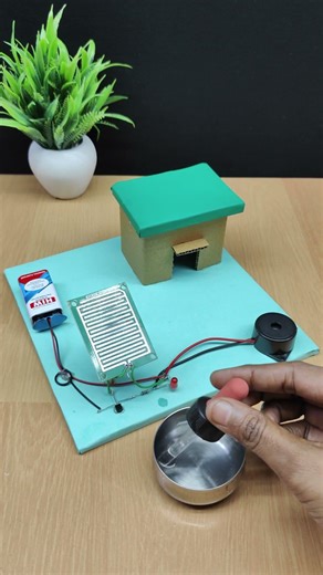 Rain Detector Project Without Arduino Uno #arduinoprojects #science #sciencproject #exhibition #iot