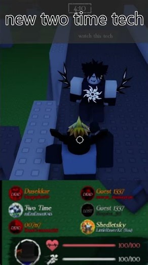new two time tech #roblox #forsaken #funnyclips