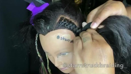 How to get a braid FLAT‼️‼️‼️‼️‼️