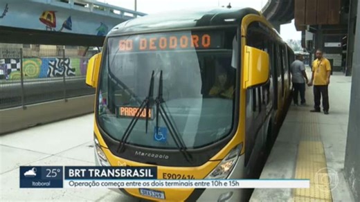 BRT Transbrasil inaugura todas as estações