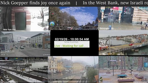 📡 24/7 Connecticut Incident Operations Livestream This livestream provides a real-time situational awareness dashboard built from live public data sources. 🚓 Police and fire scanner audio from multiple jurisdictions 🌧️ Weather radar and storm monitoring ✈️ Aircraft tracking and aviation activity 🚗 Traffic maps, flow analytics, and incident indicators 🌎 Public traffic, weather, city, and regional cameras (Connecticut and beyond) ⚠️ Not all visual feeds originate in Connecticut; cameras may r