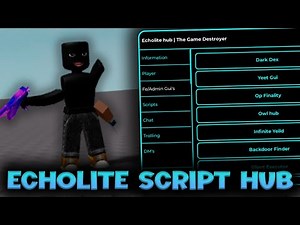 Echolite FE Script Hub - ROBLOX EXPLOITING