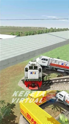 KERETA TORNADO #train #keretaapi #india #viral #shorts #fyp #keren #railway #automobile