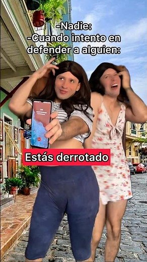 Cuando intentas en ayudar a una persona.