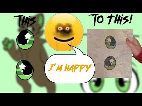 How to print fursuit eyes on mesh with a printer