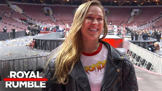Ronda Rousey Reacts to Debut at The Royal Rumble