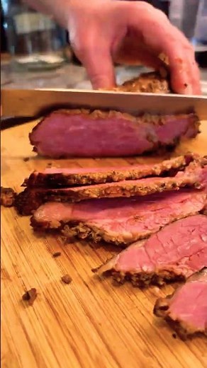 Pastrami style smoked corned beef on pellet smoker. #cooking #bbq #smokedmeats #brisket #recipe