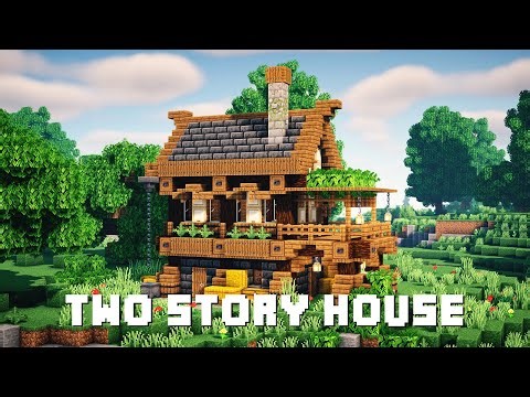 Minecraft: How To Build a Two Story House - Tutorial