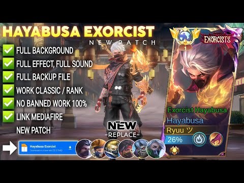 Script Skin Hayabusa Exorcist No Password | Full Effect Voice | Patch Terbaru