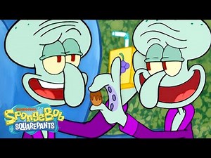 Squidward ACTUALLY Being Chill for 10 Minutes Straight 😮‍💨 | SpongeBob