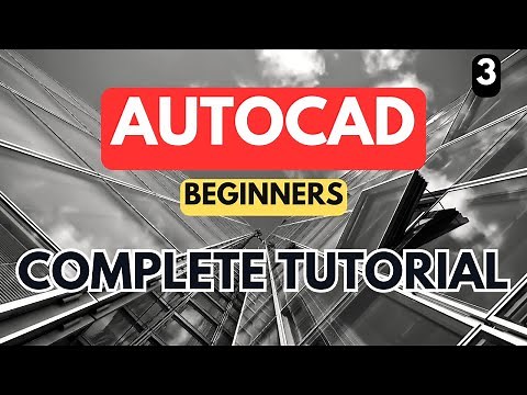 AutoCAD - Complete Tutorial for Beginners - Part 3 (dimensions, layers, text, print)