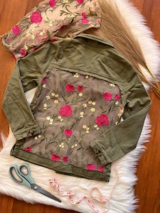 Upcycled Denim Jacket – Handmade From Recycled Fabrics, One of a Kind - Etsy