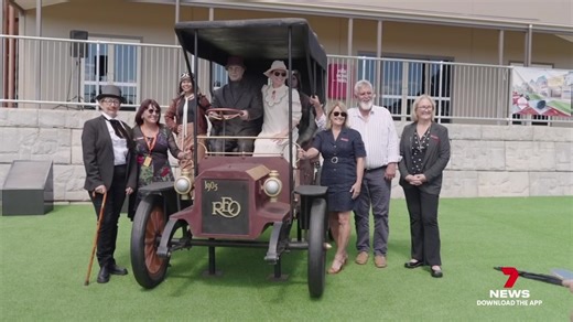 34K views · 611 reactions | Car enthusiasts may want to take a trip to Charters Towers with the unveiling of a 3.5 tonne replica of a car from the very early 1900's. It's an art piece with a local history and hopefully a drawcard for people wanting to know more about North Queensland's motor car history. 7NEWS at 6pm. Download the 7NEWS app: 7news.link/7newsapp #7NEWS | 7NEWS Townsville | Facebook