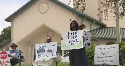 South Florida church members protesting potential sale, closure of churches