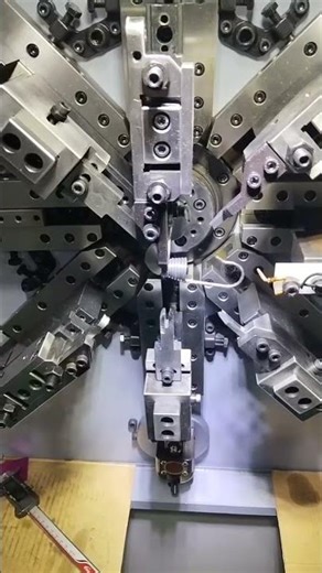 Automatic Tower Spring Making Machine #machine #spring #towerspring