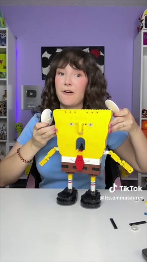 aye aye captain 🧽🦀🫧 my dream lego set! #ad #bricksandminifigs #bricksandminifigspartner #BAMMetairie #NOLA #travel #legogirl #lego #spongebob