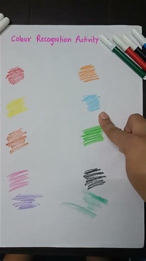 Simple Colour Recognition Activity | Easy Learning Idea at Home 🎨