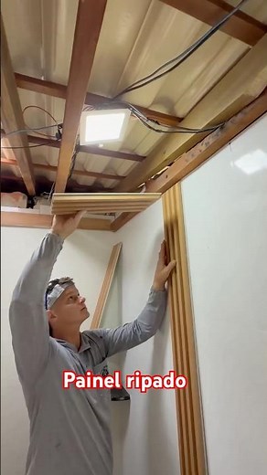 How to install FORTLED WPC slatted panels #tips #construction #renovation #bathroom #home