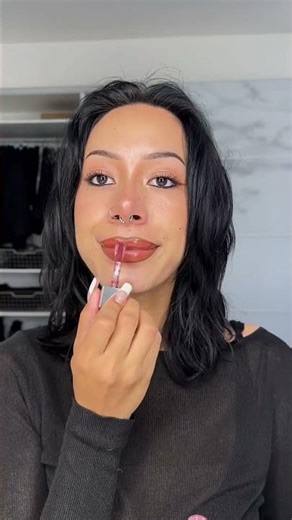 warm toned cinnamon lips 👄 #makeuptutorial #lipcombo #makeupoftheday #motd