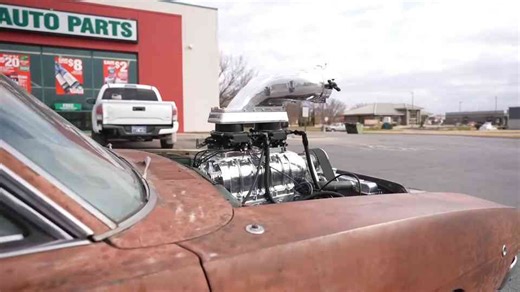 Rusty Dodge Charger - Donuts, Smoke, & Broken Piston!