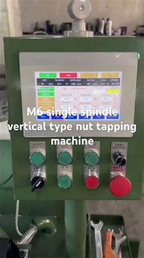 M6 single spindle tapping machine
