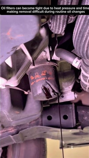 Oil Filter Removal Simple Technique That Works #shorts