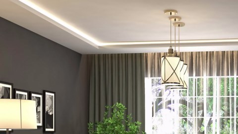 Maxxima 16.5 ft. COB LED Strip Light Spool, Plug-in Or Hardwired with Power Supply, 3000K Warm White, Dimmable, Self Adhesive Cuttable Rope Tape Light Roll for Bedroom, Kitchen and Mirror