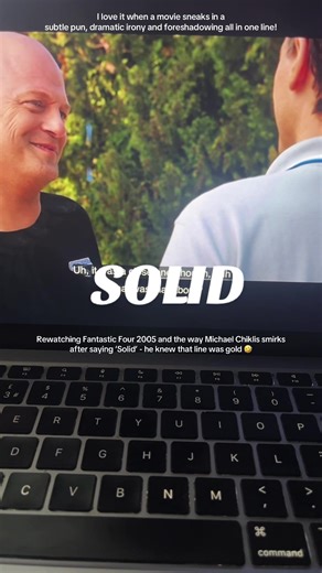 Michael Chiklis' Iconic 'Solid' Line in Fantastic Four