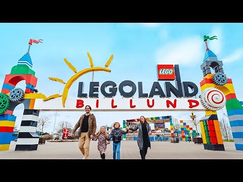Legoland, Denmark All Attractions in 7 Minutes (4K)