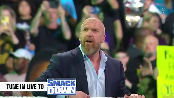 LET'S GO!!! 👏👏👏 Triple H is kicking off #SmackDown right now! | WWE SmackDown Show