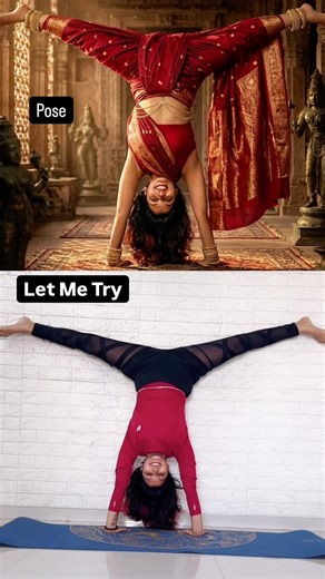 One more challenge for all of you🥰 Find the difference between this two 🙈 #vaibhavlaxmijhala #yoga