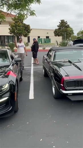 Old school Camaro SS vs. New SS ￼Camaro | The ultimate showdown.￼￼￼