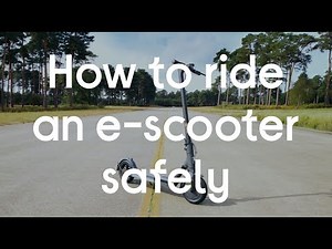 How to ride an e-scooter safely - Featured Tech