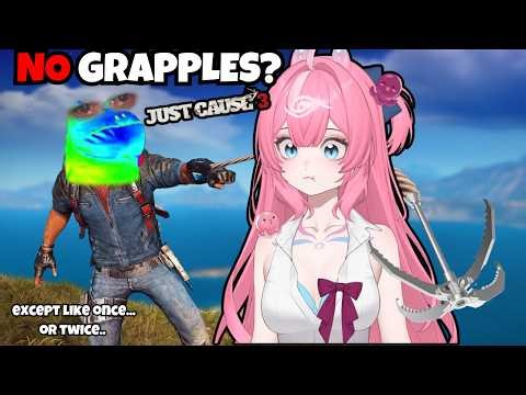 NO GRAPPLES TO BE SEEN HERE, NOPE!! | Martincitopants Vtuber React Just Cause WITHOUT Grappling