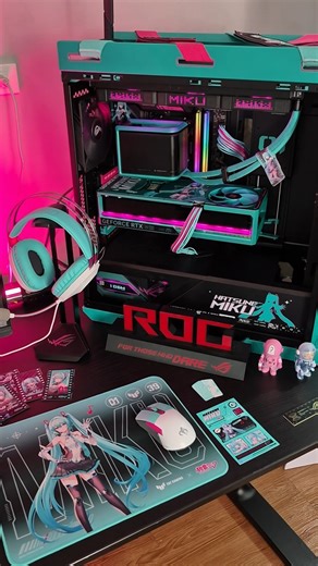 125 reactions · 13 shares | Here's a look at the ASUS ROG x Hatsune Miku collection! ASUS has finally confirmed that its Hatsune Miku line is launching in the Philippines, and it consists of Miku-themed PC components and peripherals. As you can see in this complete setup, the collab is a must-have for the biggest Hatsune Miku fans! #ROGxMiku #HatsuneMiku | UnGeek | Facebook