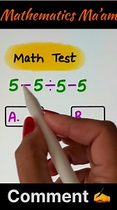 Challenge 🧠✍️ #reelsviralシ #viralchallenge #learnonfacebook #basicmath #braintest | Mathematics Ma'am