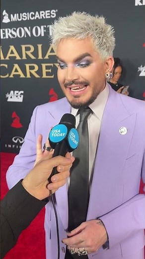 "I'm terrified!" Adam Lambert on singing for Mariah Carey