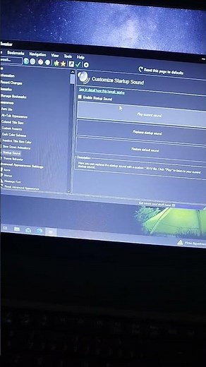 made my own custom windows 10 startup sound using winaero tweaker