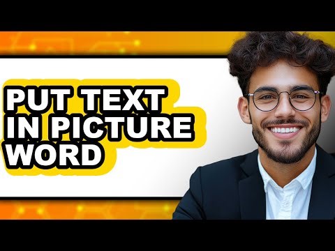 How to Put Text in Picture Word (easy Method)