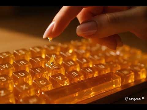 "Honey Keyboard Typing 🍯✨ | Sweet Satisfying Clicks!" | "Sticky & Satisfying Sounds" #keyboard