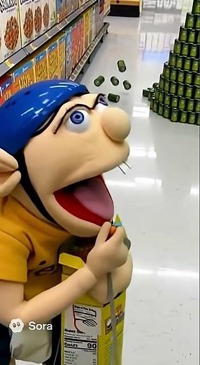 Jeffy work at Walmart