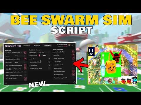 Bee Swarm Simulator Script -No Key- ( AUTO CONVERTER , AUTOFARM , AVOID/KILL MOBS )