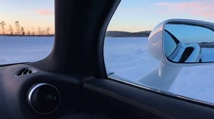 Sunset on a snow covered lake. Epic. | McLaren Automotive – The Official Page