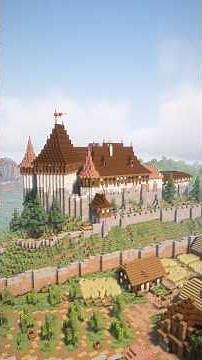 Burg Rosenburg minecraft medieval castle #minecraft #minecraftcastle #minecraftbuildings #castle