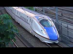 長野新幹線E7系『あさま』走行シーン ＠上田―長野間