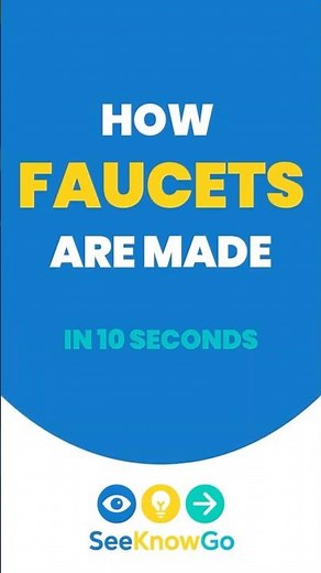 The Making of Faucets 🚰 | Quick 10-Second Factory Tour