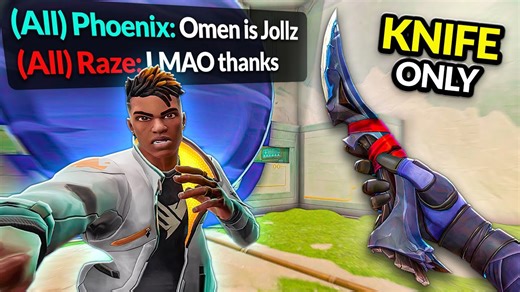 Knife-Only Duel Against a Thrower