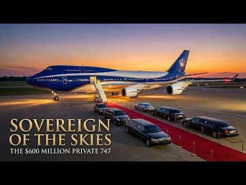 Sovereign of the Skies: The $600 Million Private 747 #sovereignty #privatejet #flight #pilot #viral