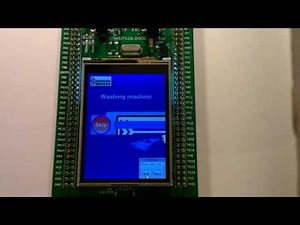 STM32F429I DISCO running Segger GUI demo